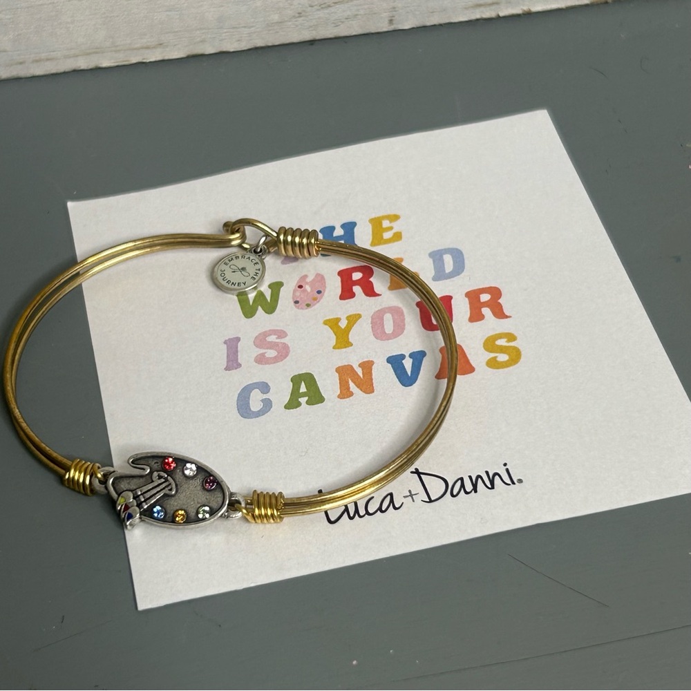 Luca + Danni The World Is Your Canvas Artist Palette Bracelet